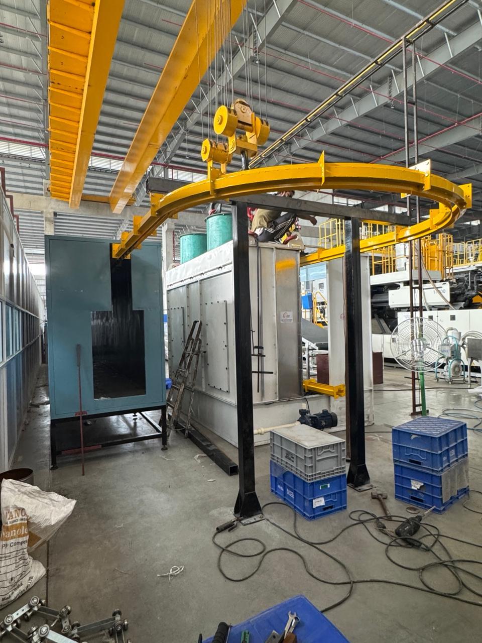 Paint Shop Line manufactured by U.S.T Enterprises, Gurgaon