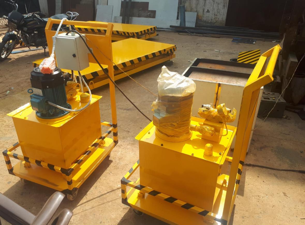 Scissor Lift manufactured by U.S.T Enterprises, Gurgaon