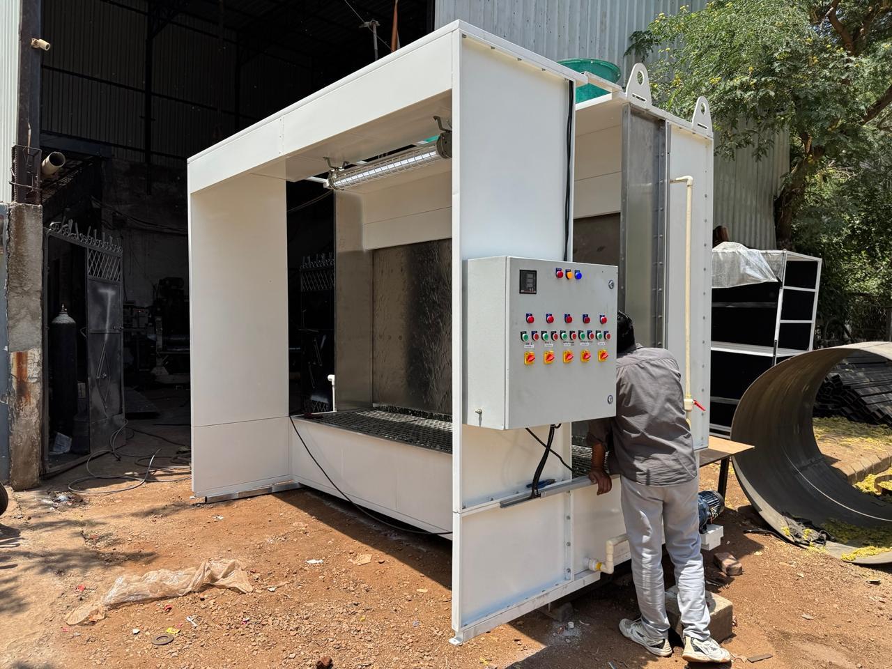 Water Curtain Paint Booth - Paint Spray Booths view 8